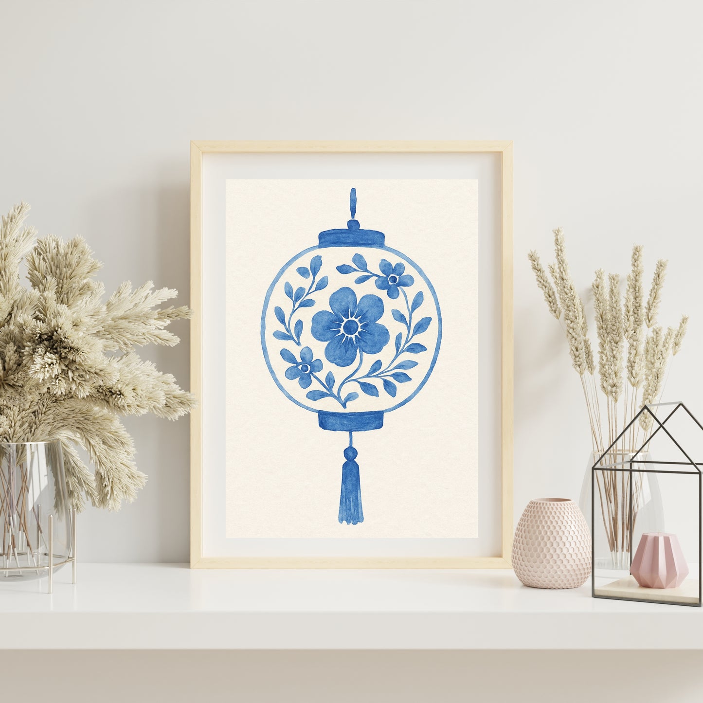 Porcelain Chinese Lantern - Print - Watercolour
