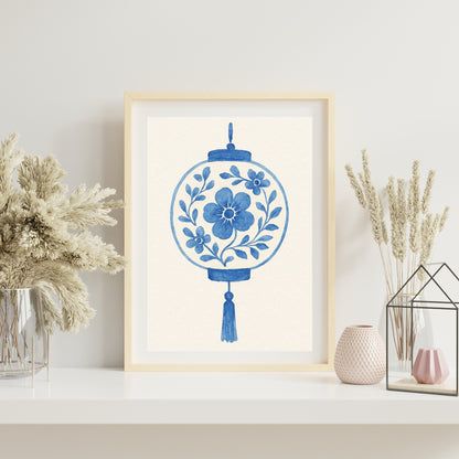 Porcelain Chinese Lantern - Print - Watercolour